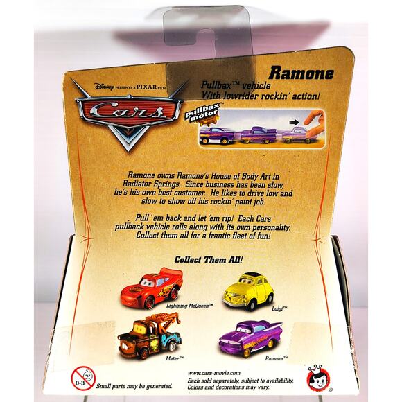 Disney Pixar Cars Pullbax Motor RAMOME, New, See Pics/Descr. - Picture 3 of 4